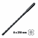 BROCA SDS PLUS (CUATRO PUNTAS)8X210