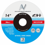 DISCO DE CORTE INOX METAL AV  115 MM X 1 MM X 22,23MM