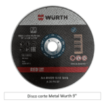 DISCO DE CORTE METAL WURTH 230 MM X 1,8 MM X 22,23